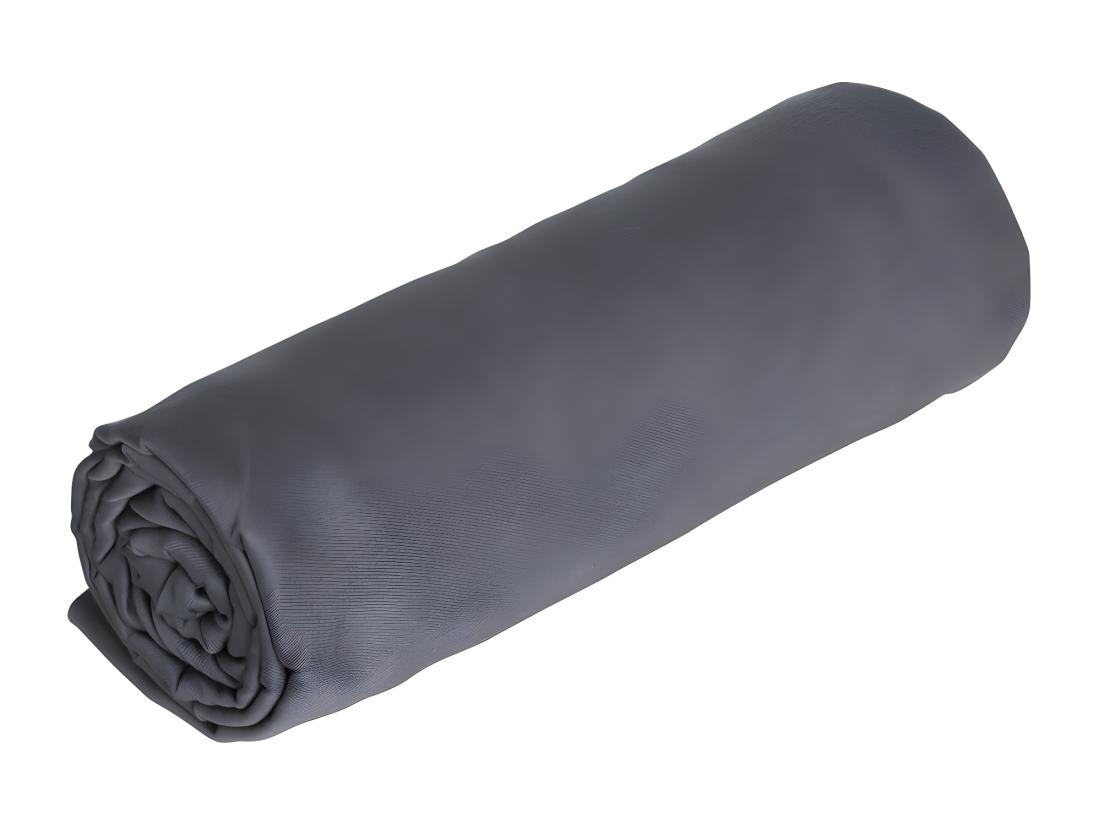 vente unique Drap house en satin 92 fils/cm² - 140 x 190 cm - Bonnet 30 cm - Gris - ABILY de PALACIO