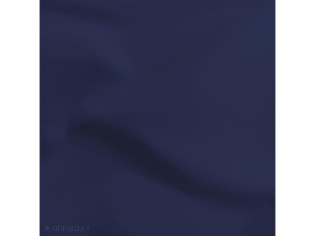 vente unique Drap housse 140x200 cm coton issu de l'agriculture biologique SILLA marine