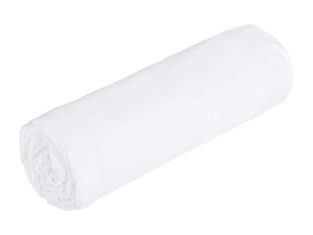 vente unique Drap housse en satin 108 fils/cm² - 200 x 200 cm - Bonnet 30 cm - Blanc - TALORA de PALACIO