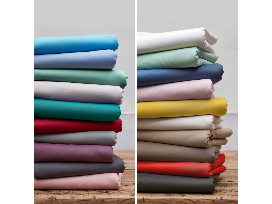 Vente Unique Drap Housse Relaxation Uni 2x90x200 Cm Coton ALTO Blanc TPR Tête Et Pied Relevable