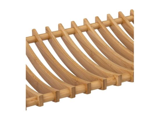 Vente Unique Egouttoir à 2 Niveaux En Bambou - L 53 X P 24 7 X H 33 Cm