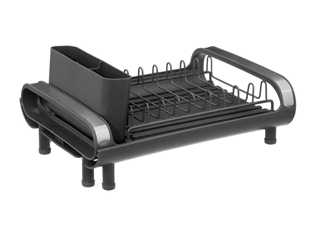 Vente Unique Égouttoir Extensible Avec Plateau "Etira" 49cm Gris