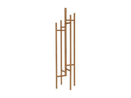 vente unique Eigen - Porte-manteaux design bois massif - Bois clair