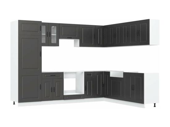 Vente Unique Ensemble D'armoires De Cuisine 14 Pcs Kalmar Bois D'ingénierie