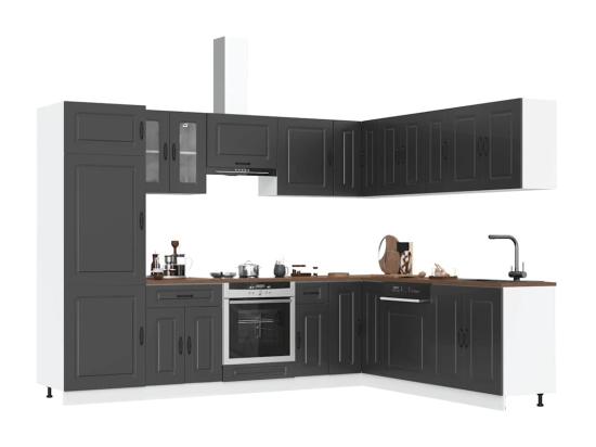 vente unique Ensemble d'armoires de cuisine 14 pcs Kalmar bois d'ingénierie