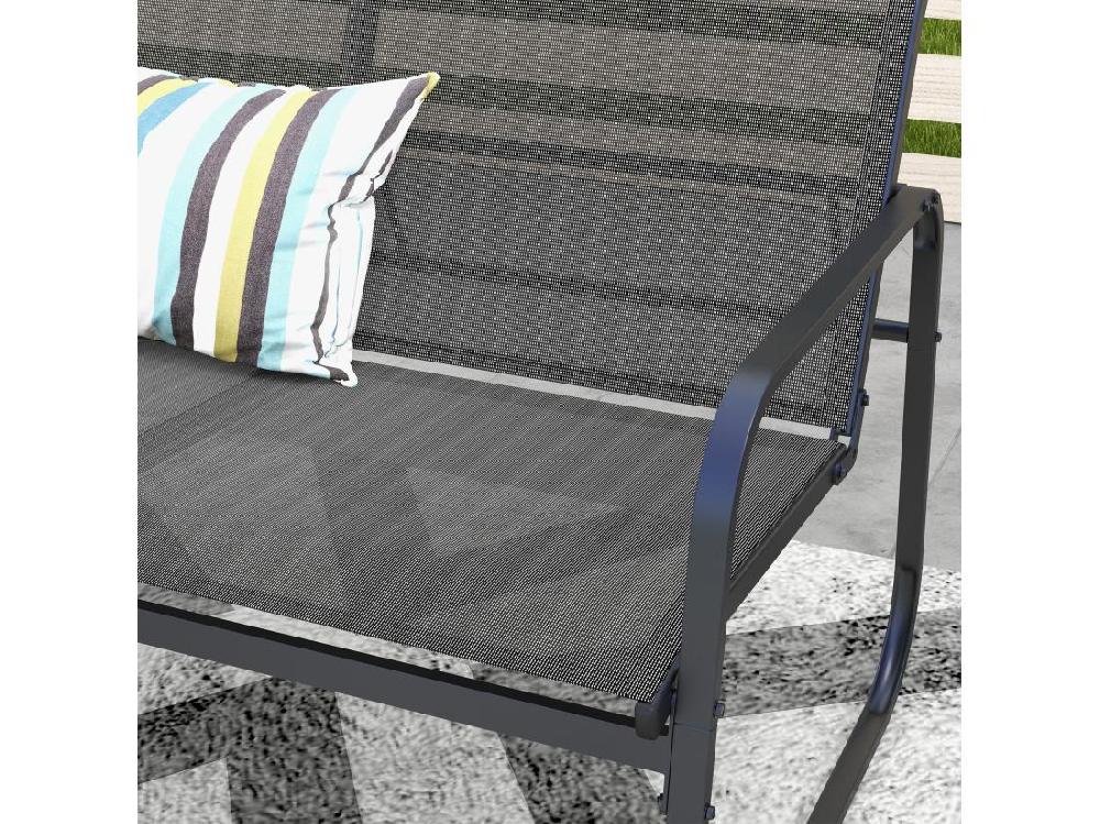 Vente Unique Ensemble Salon De Jardin 2 Fauteuils Canapé 2 Places Table Basse