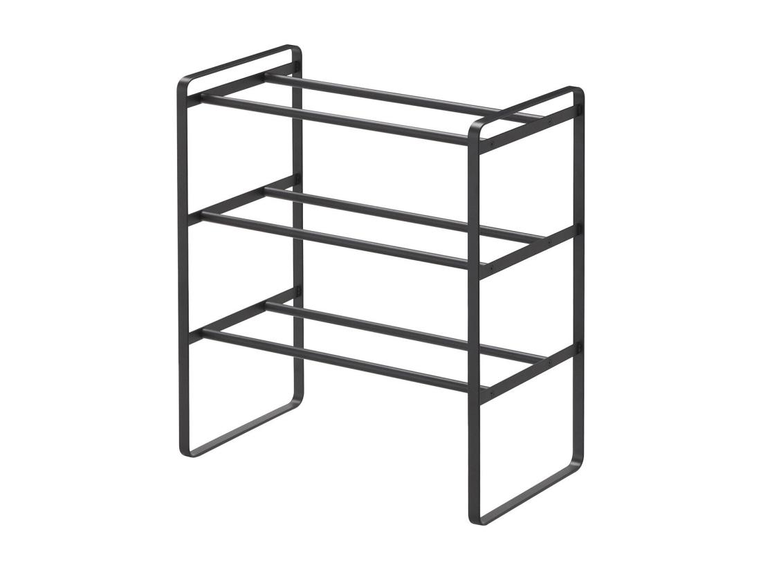 Vente Unique Etagère à Chaussures Extensible 3 Niveaux - L41-70 Cm