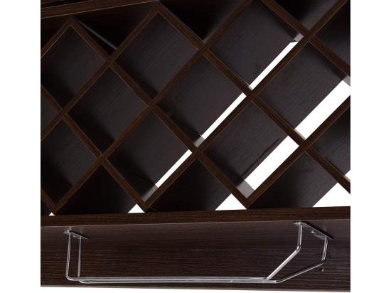 vente unique Étagère à vin mural casier à vin porte-bouteilles de vin pour fixation murale (brun)