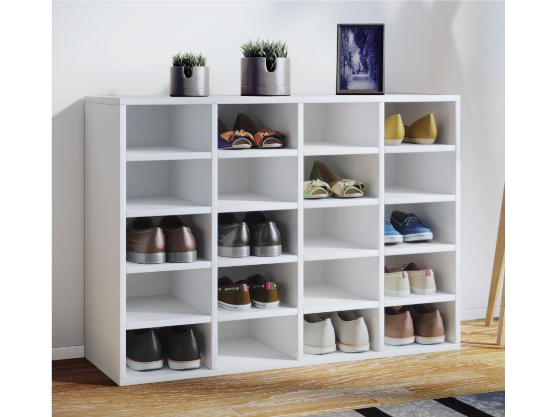 vente unique Étagère Armoire à chaussures Étagère à chaussures Hinsol L