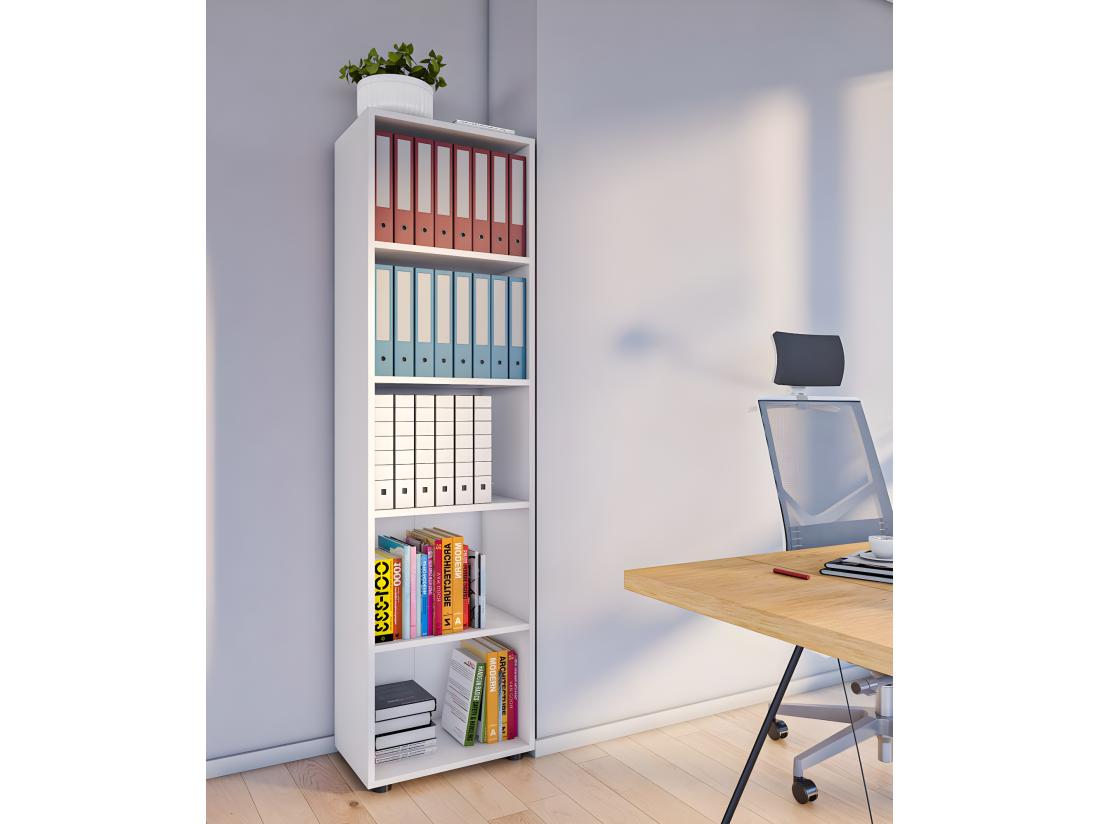 Vente Unique Étagère De Bureau En Bois Étagère à Dossiers Ulas 5f