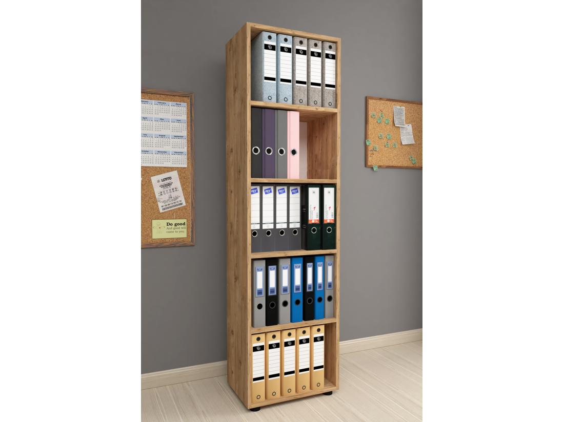 Vente Unique Étagère De Bureau En Bois Étagère à Dossiers Ulas 5f