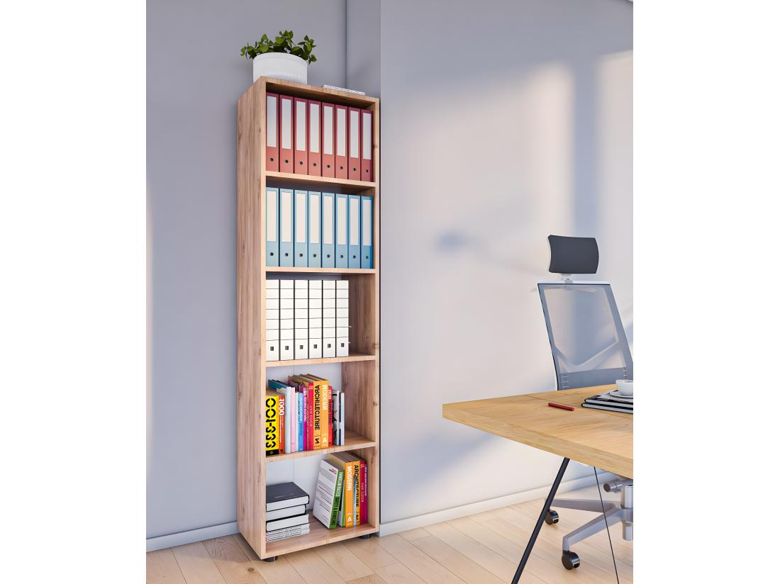 Vente Unique Étagère De Bureau En Bois Étagère à Dossiers Ulas 5f