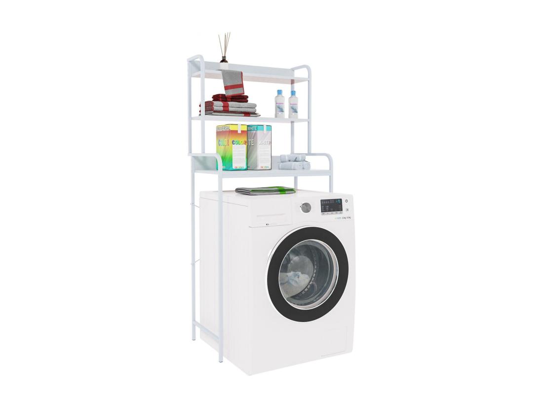 Vente Unique Etagère Pour Lave-linge Darby En Métal Avec 3 Niveaux