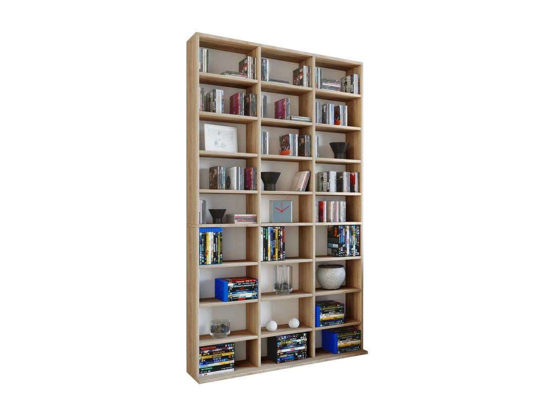 Vente Unique Étagère Sur Pied Bibliothèque Étagère Megosa XL