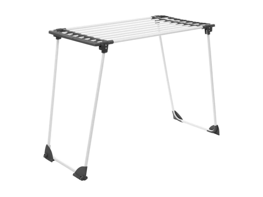 vente unique Étendoir à Linge Extensible "Sinai" 17m Blanc