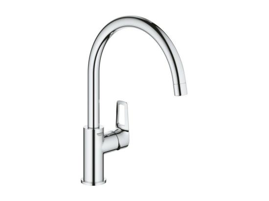 Vente Unique Evier 2 Bacs VILLEROY ET BOCH Nestor Plus + Mitigeur Cuisine Bec Haut GROHE Bauloop