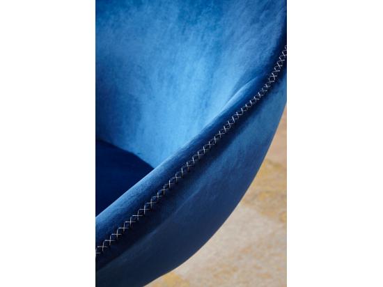 Vente Unique Fauteuil Club Pivotant En Velours 70x79x70 Cm Confortable Et Moderne - Capacité 120 Kg