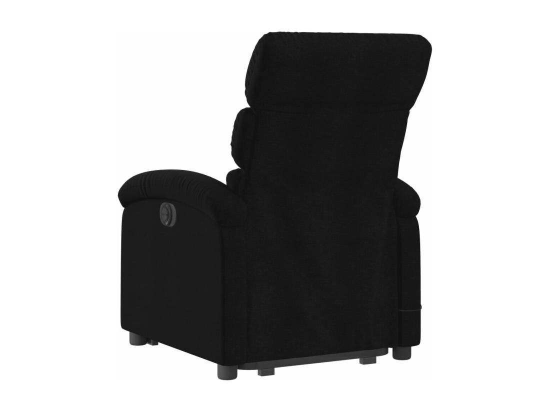 Vente Unique Fauteuil De Massage Inclinable Noir Tissu