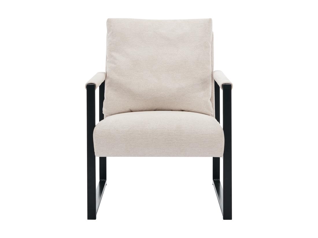 Vente Unique Fauteuil En Tissu Texturé Beige ISPORI
