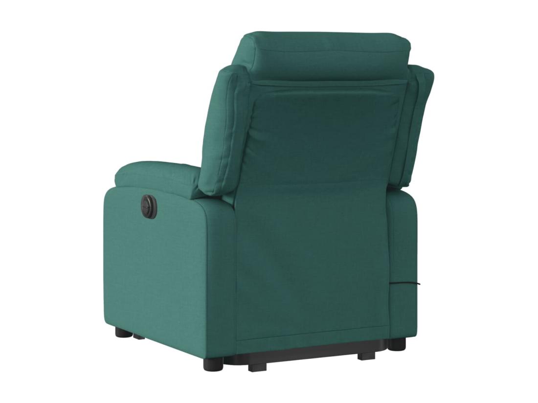 Vente Unique Fauteuil Inclinable Massant Vert Foncé Tissu