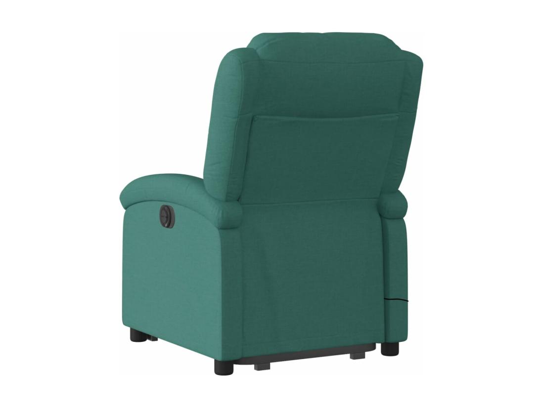Vente Unique Fauteuil Inclinable Massant Vert Foncé Tissu