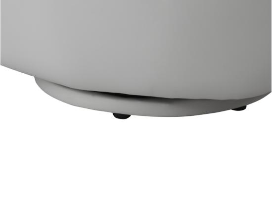 Vente Unique Fauteuil Main Pivotant CATCHY En Simili - Blanc