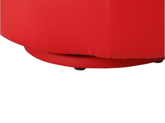 Vente Unique Fauteuil Main Pivotant CATCHY En Simili - Rouge