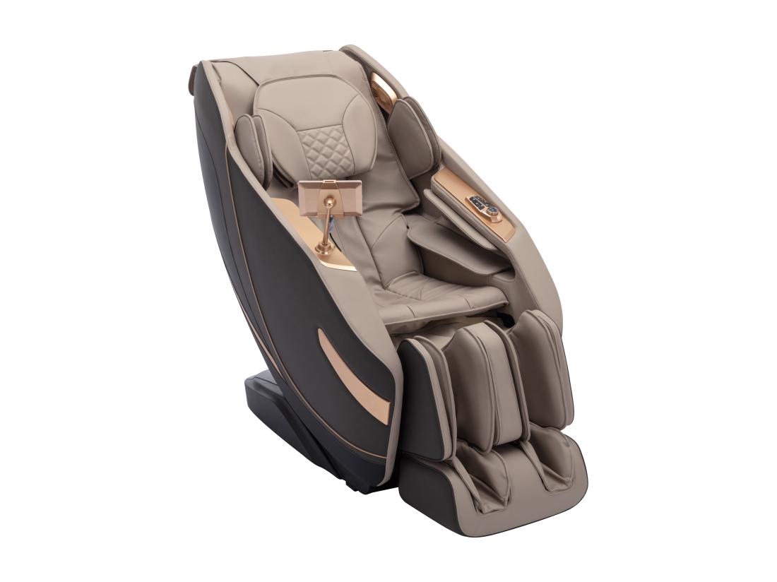 Vente Unique Fauteuil Massant En Simili -Système Zero Gravité - Beige - MOWATA