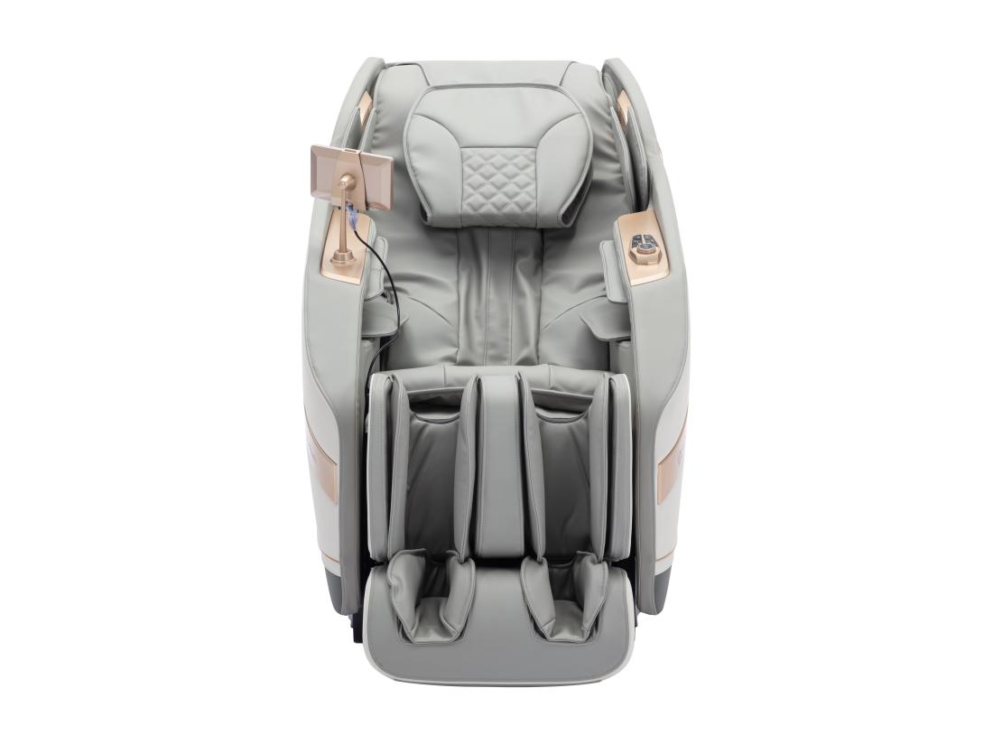 Vente Unique Fauteuil Massant En Simili - Système Zero Gravité - Gris - MOWATA