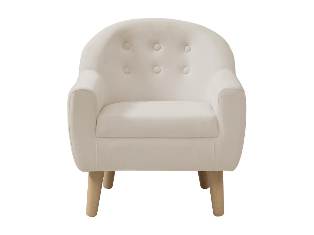Vente Unique Fauteuil Pour Enfant En Velours Beige CASORLA