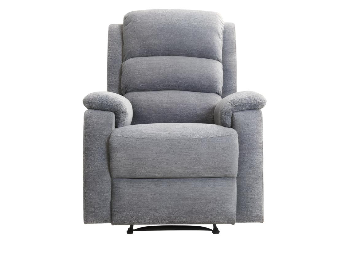 Vente Unique Fauteuil Relax électrique En Tissu Anthracite NEVERS