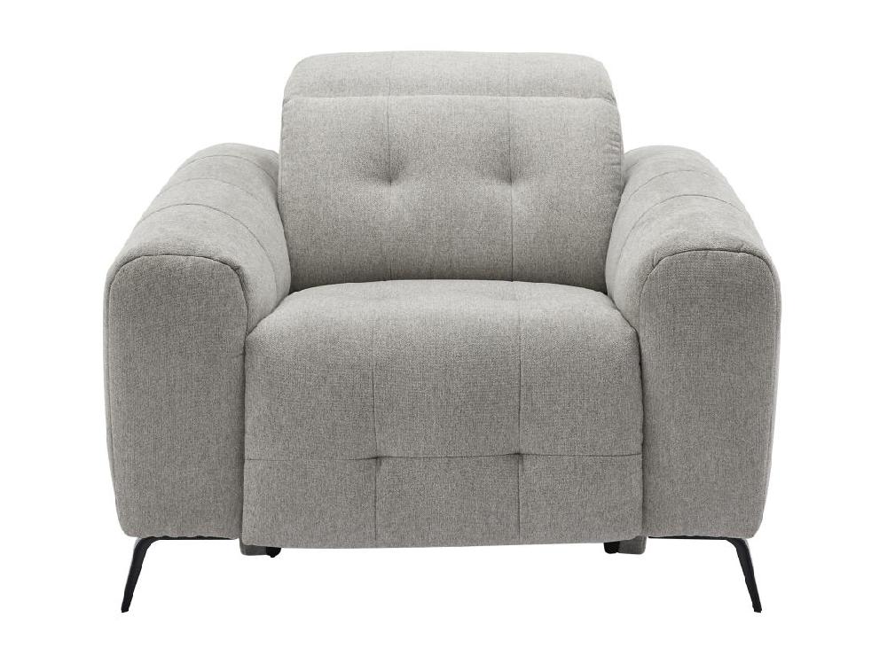 Vente Unique Fauteuil Relax électrique En Tissu Gris CLODI