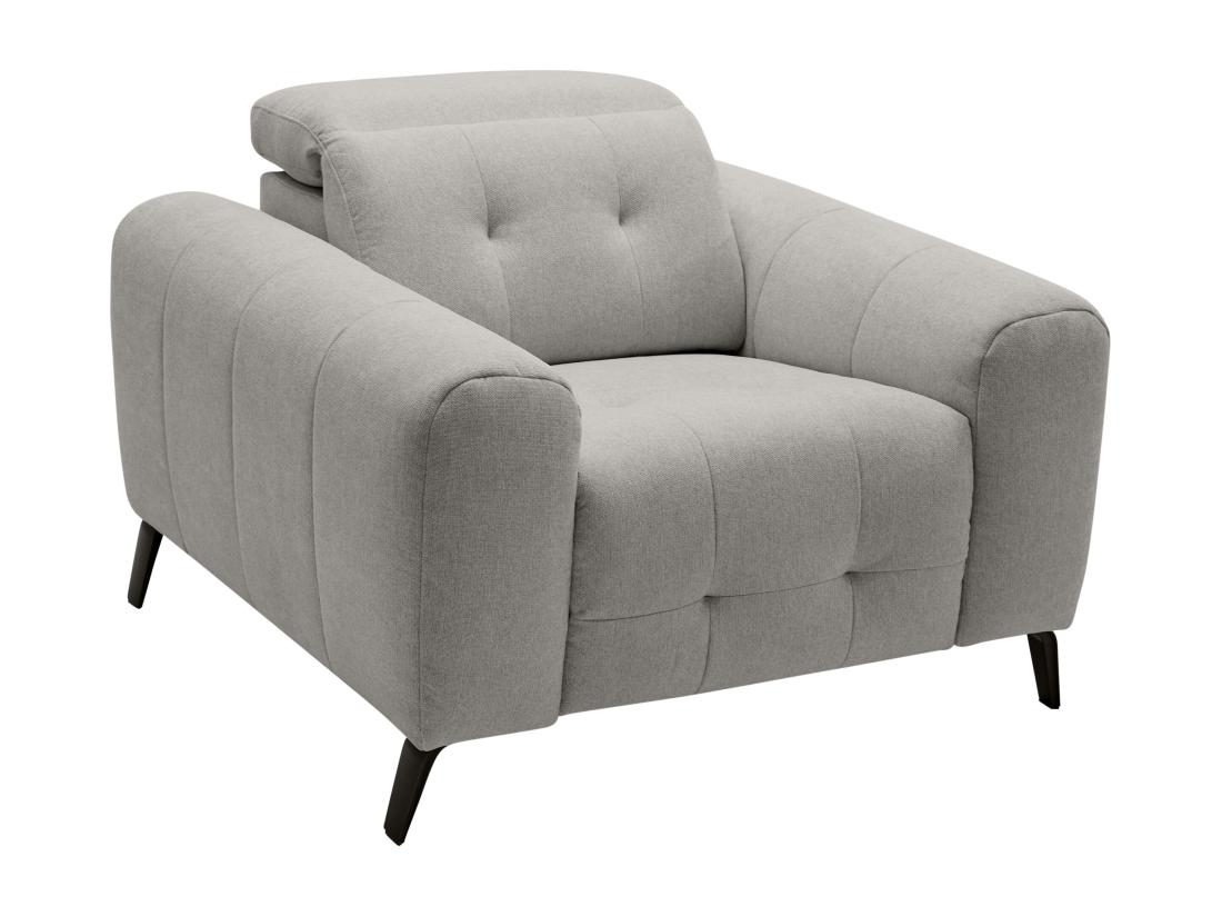 Vente Unique Fauteuil Relax électrique En Tissu Gris CLODI