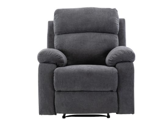 Vente Unique Fauteuil Relax En Tissu TOLZANO - Anthracite