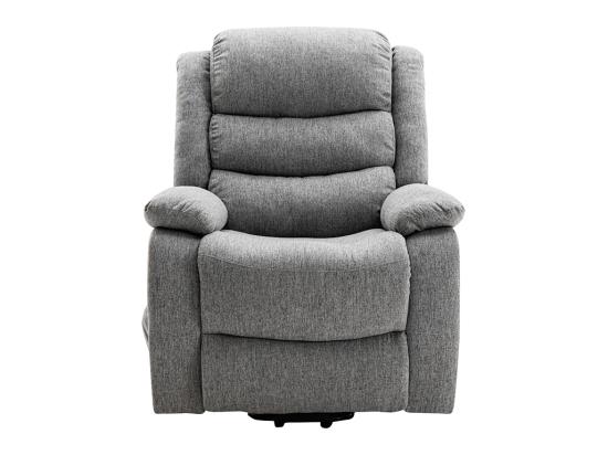 Vente Unique Fauteuil Releveur électrique En Tissu Gris Clair NADINE