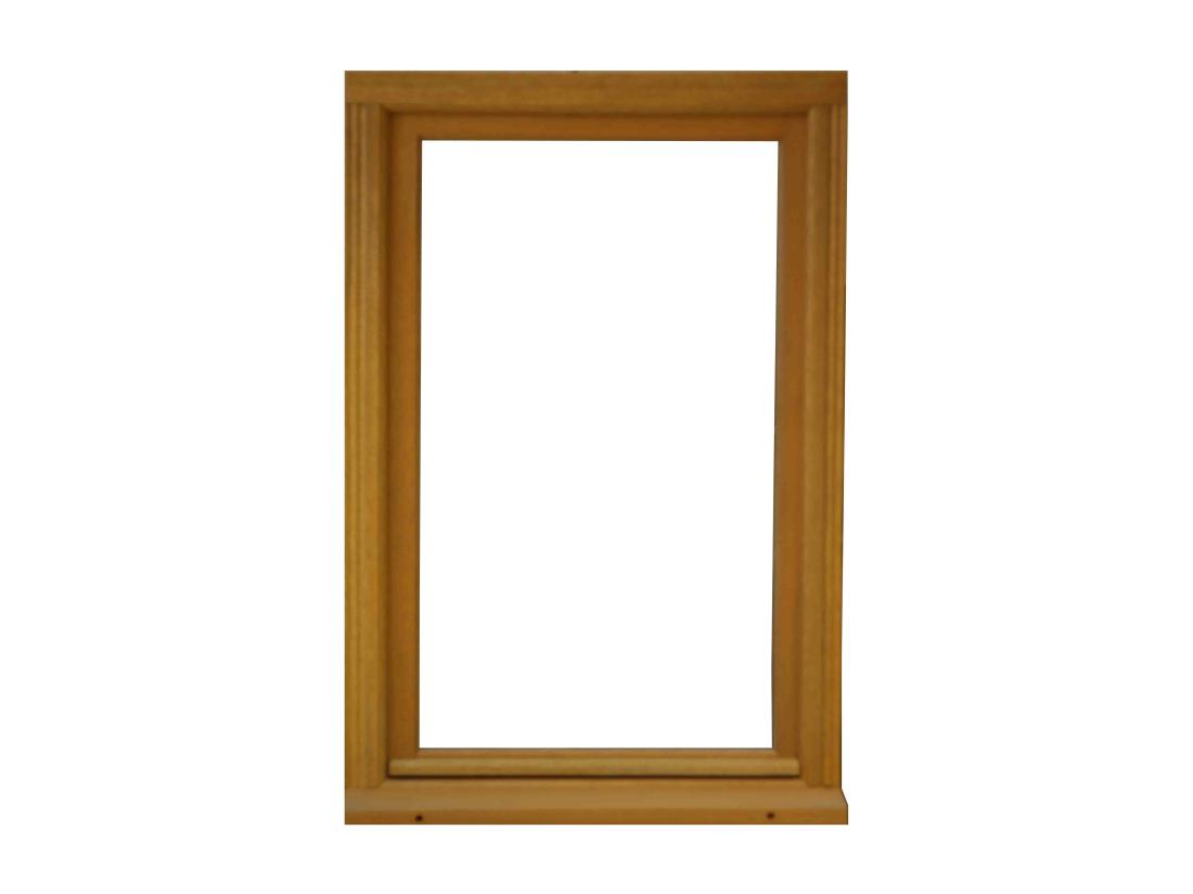Vente Unique Fenêtre Bois 1 Vantail H45 X L40 Tirant Droite Côtes Tableau Gd Menuiseries