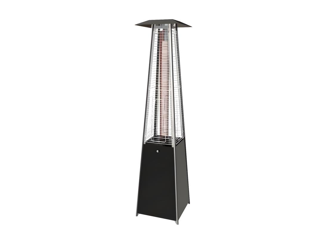 Vente Unique Flamme Gaz FAVEX - Chauffage Extérieur - Gaz Propane - Housse De Protection - L 50 X P 50 X H 227 Cm - Noir