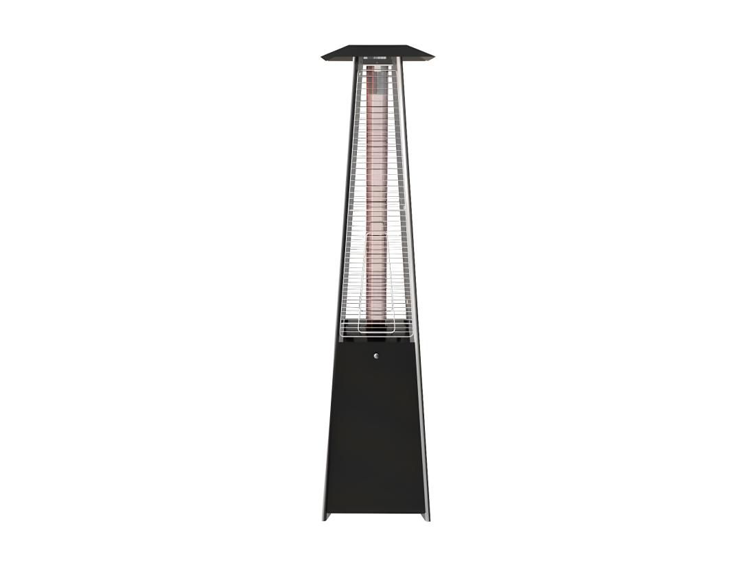 Vente Unique Flamme Gaz FAVEX - Chauffage Extérieur - Gaz Propane - Housse De Protection - L 50 X P 50 X H 227 Cm - Noir