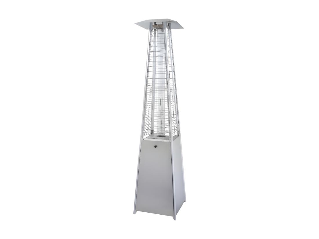 Vente Unique Flamme Gaz FAVEX - Chauffage Extérieur - Gaz Propane - Housse De Protection - L 50 X P 50 X H 227 Cm - Gris