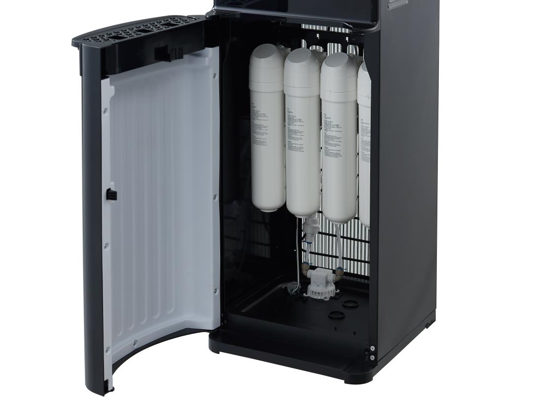 Vente Unique Fontaine à Eau Sur Réseau - Eau Froide/ Eau Chaude - Gris - LIMAN