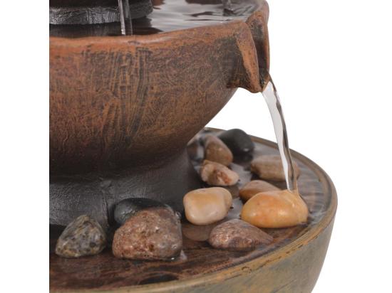 Vente Unique Fontaine D'intérieur Avec Pompe Polyrésine