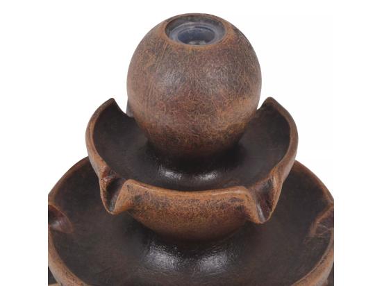 Vente Unique Fontaine D'intérieur Avec Pompe Polyrésine