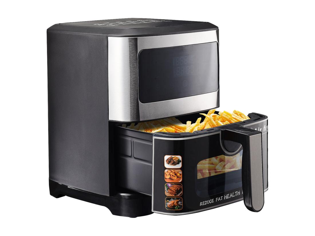 Vente Unique Friteuse Air Fryer XXL - Airfryer - Friteuse Air Chaud - 8.8 Litres - Température : 360 ℃ - 8 Fonctions De Cuisson Airfryer Commande One-Touch