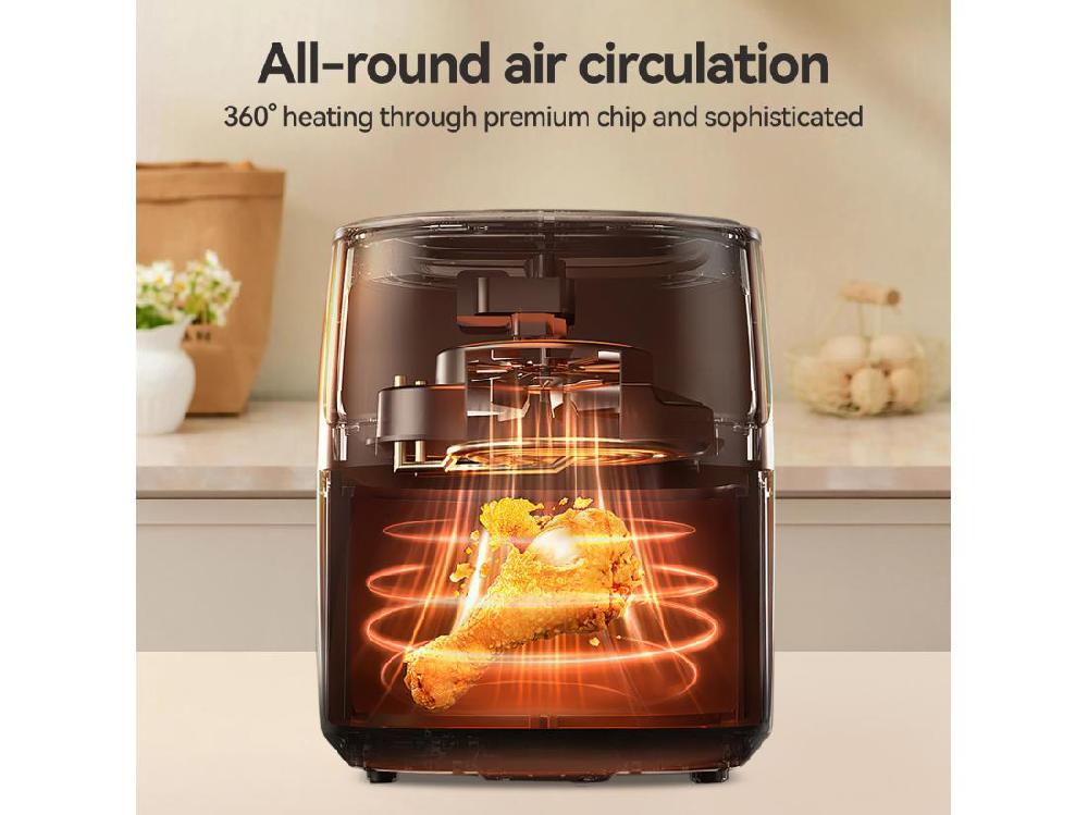 Vente Unique Friteuse Air Fryer XXL - Airfryer - Friteuse Air Chaud - 8.8 Litres - Température : 360 ℃ - 8 Fonctions De Cuisson Airfryer Commande One-Touch