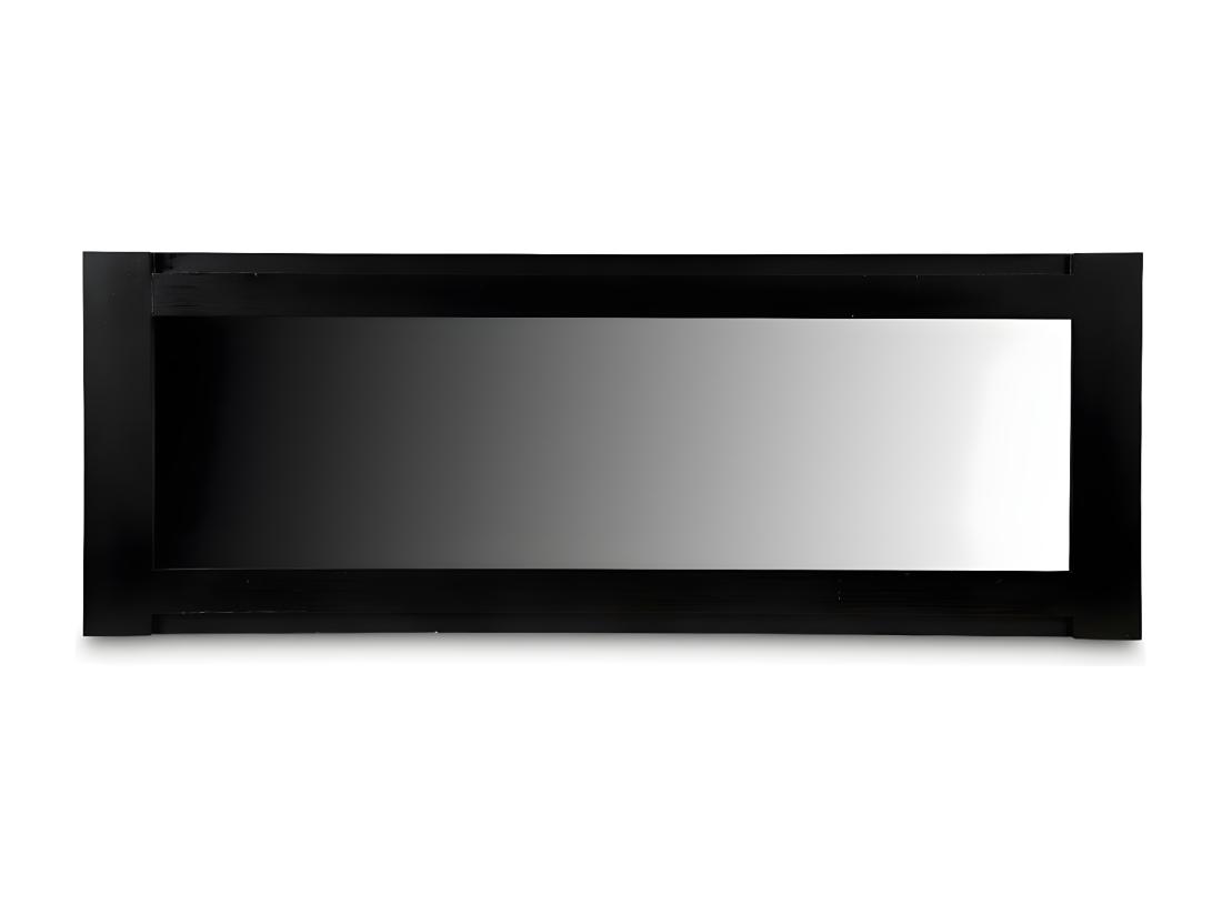 Vente Unique Grand Miroir Bois-MDF Noir - Idéline Décoration D'Autrefois