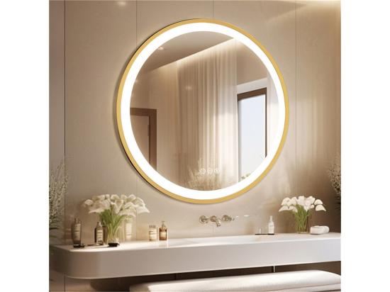 vente unique Grand miroir décoration rond miroirs muraux déco mirroir murales chambre design 80cm