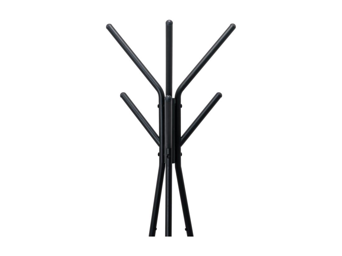 vente unique Gubinde - Portemanteau en métal 180x50 cm avec 2 étagères en bois