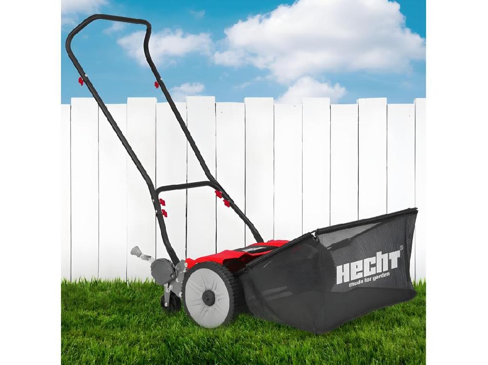 Vente Unique Hecht Jardin 514 Tondeuse Helicoidale Sans Electricite Essence Fil