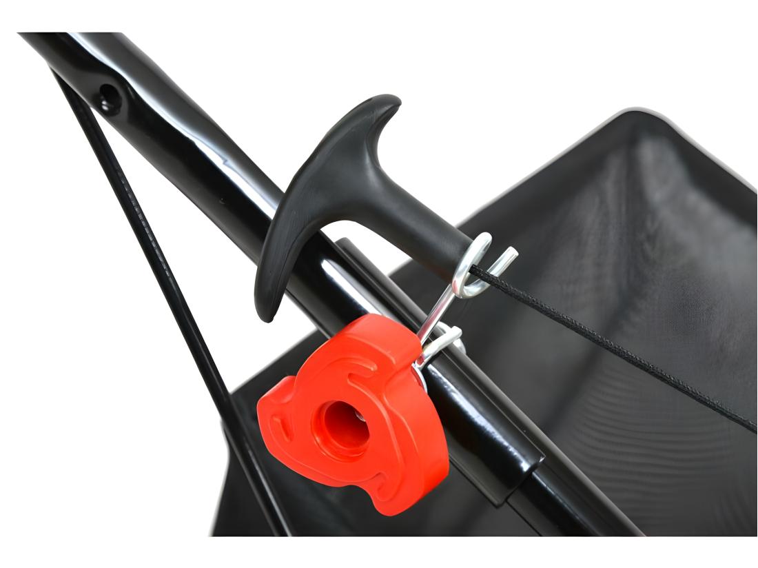Vente Unique Hecht Jardin 5406 Tondeuse à Gazon Essence 40 Cm 3 Positions 25-55 Bac 40 L BB LOISIR