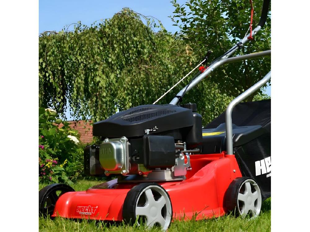 vente unique Hecht jardin 5406 Tondeuse à gazon essence 40 cm 3 positions 25-55 Bac 40 l BB LOISIR